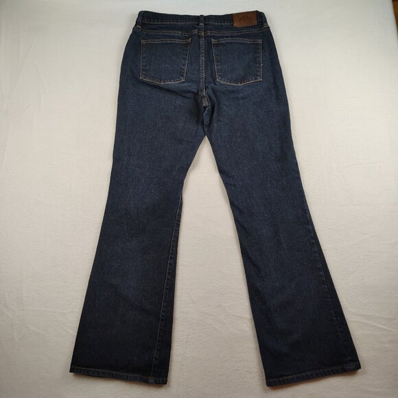 Lauren Ralph Lauren Classic Bootcut Dark Denim Jeans sz 8 - Picture 2 of 9